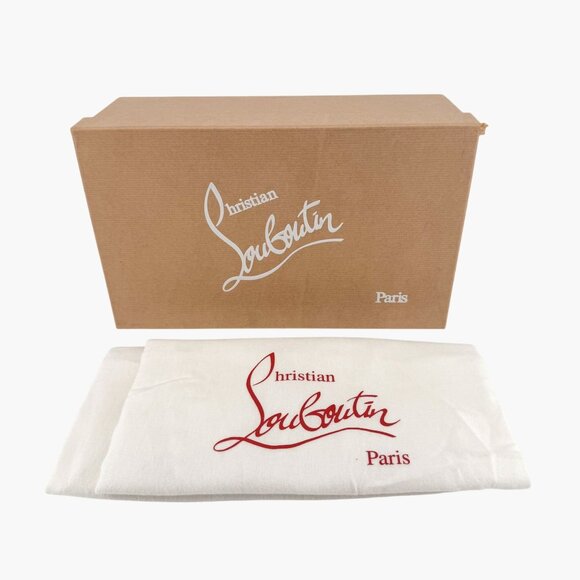 Christian Louboutin Arpoador Navy Drawstring Sock Sneakers Size 37 US 7 Women's - Picture 2 of 15